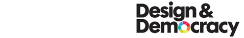 Design & Democracy exhibition logo 